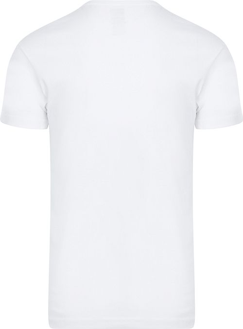 Alan Red Copenhagen T-Shirt z okrągłym dekoltem, biały 2-pack Product / Achterkant
