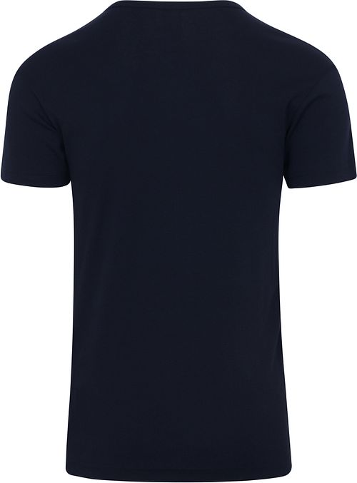 Alan Red Vancouver T-shirt V-hals Navy 2-Pack Product / Achterkant