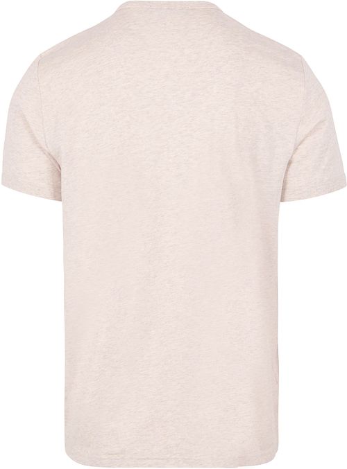 Fred Perry Ringer T-skjorte Beige X23 Product / Achterkant