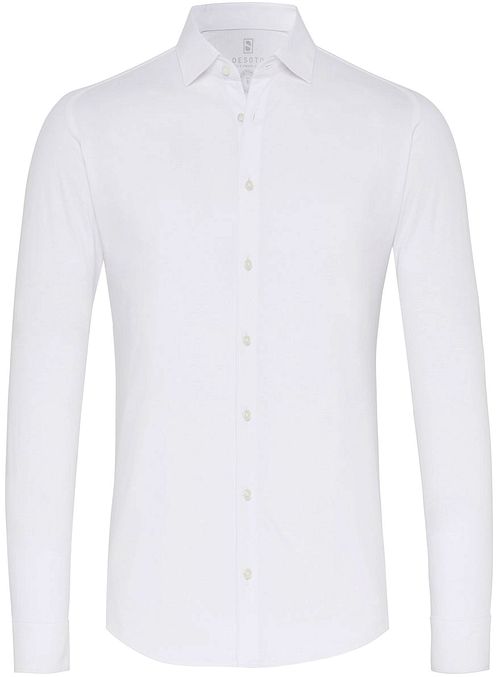Camicia Desoto in jersey no stiro bianca Product
