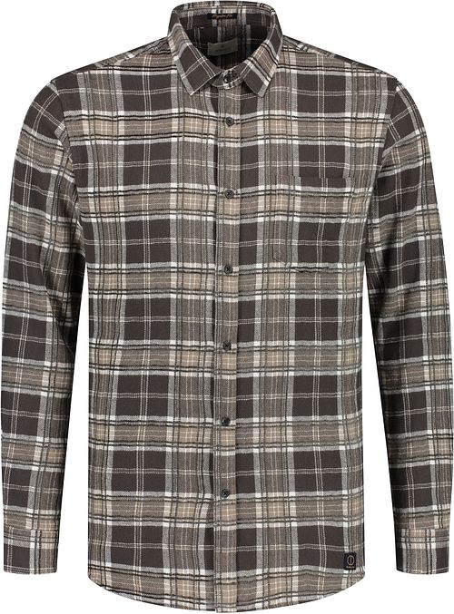Camicia Dstrezzed in ciniglia a quadri grigia Product