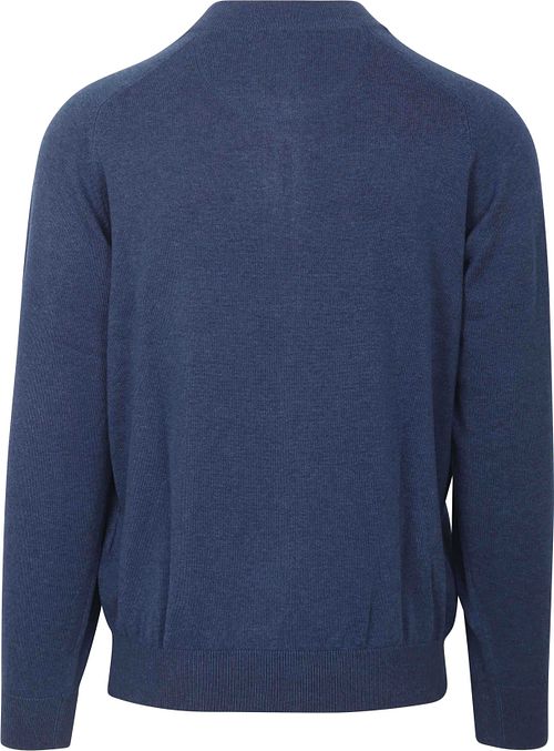 Casa Moda Cardigan Bleu Zippé Product / Achterkant