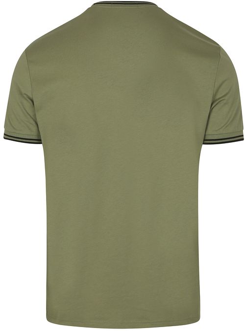 Fred Perry M1588 Twin Tipped T-skjorte Grønn Product / Achterkant