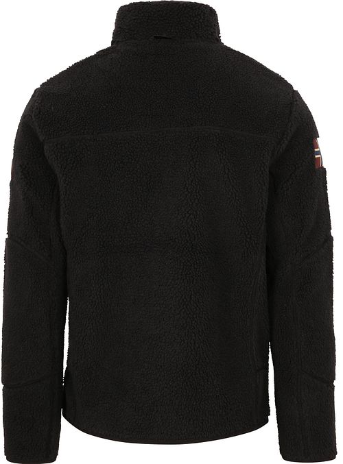 Gilet in fleece Napapijri Yupik nero Product / Achterkant
