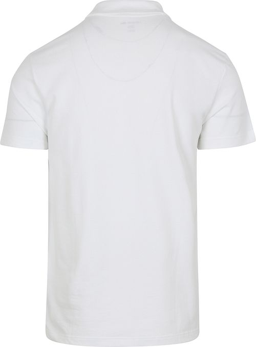 Lacoste Poloshirt Atmungsaktiv Weiß Product / Achterkant