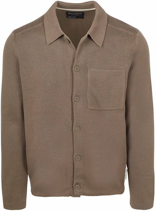 Marc O'Polo Knitted Overshirt Taupe Product