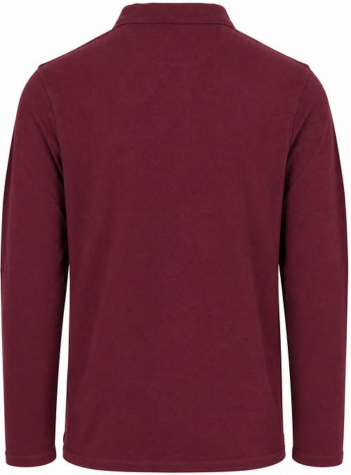 McGregor Longsleeve Classic Polo shirt Burgundy Product / Achterkant