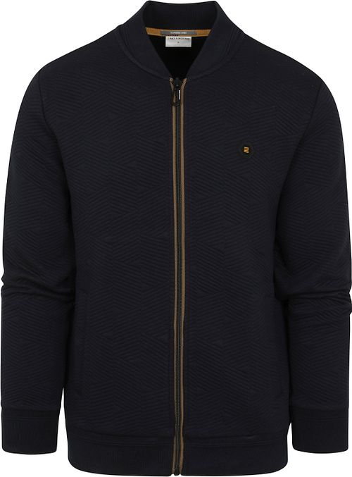 No Excess Cardigan Patroon Bleu marine Product