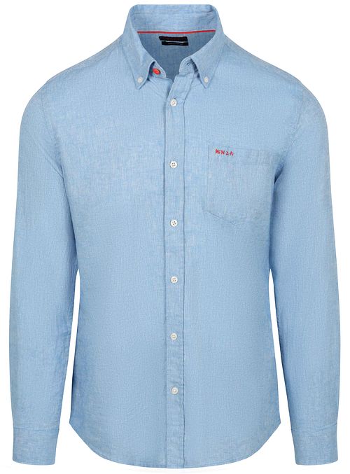 NZA Shirt Linen Blend Sailing Blue Product