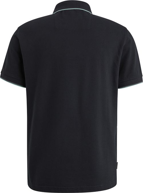 Polo PME Legend in piqué con logo blu navy Product / Achterkant