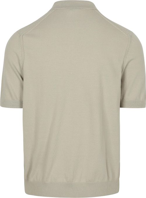 BOSS Asac Pikétröja Gråbeige Product / Achterkant