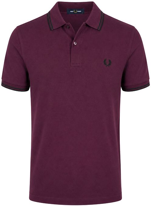 Fred Perry Polo Tipped M3600 Plum 84C Product