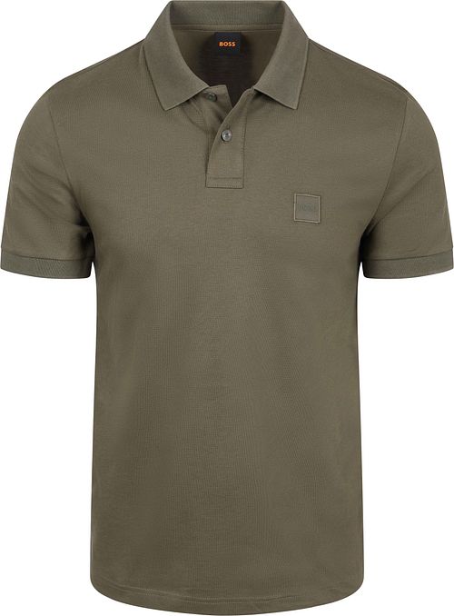 Koszulka polo BOSS Passenger w kolorze ciemnozielonym Product
