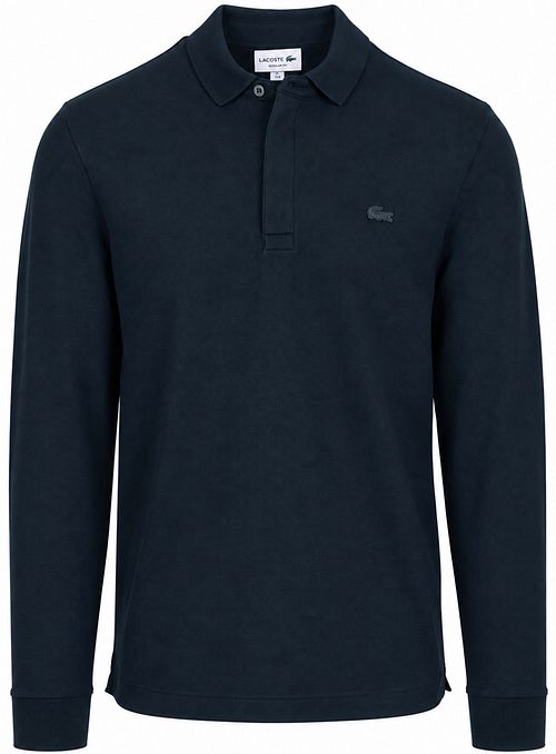 Lacoste Long-sleeve top Polo shirt Piqué Navy