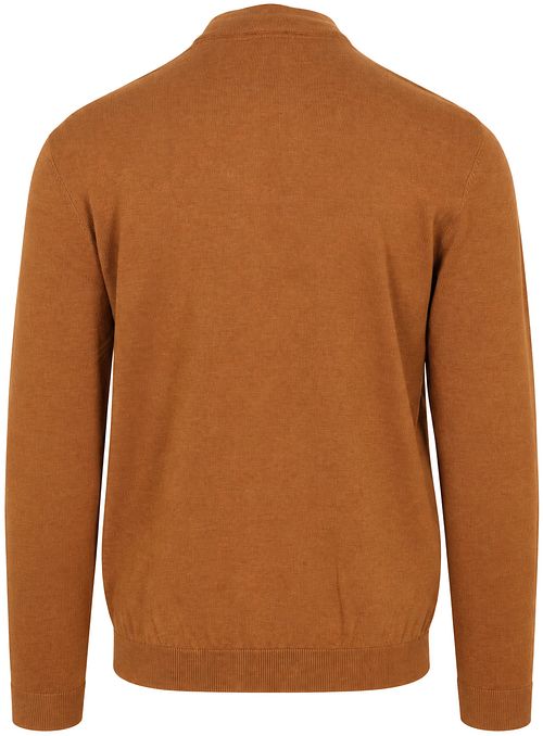 No Excess Half-Zip Jumper Caramel