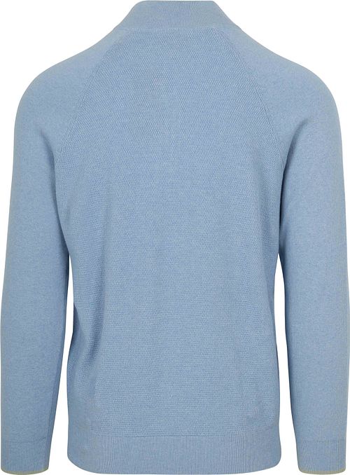 NZA Half Zip Pullover Ralph Hellblau Product / Achterkant