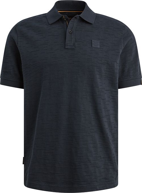 PME Legend Polo Shirt Jacquard Jersey Navy Product