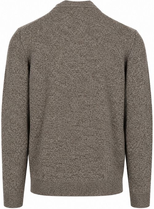 Profuomo Half Zip Pullover Woolblend Green