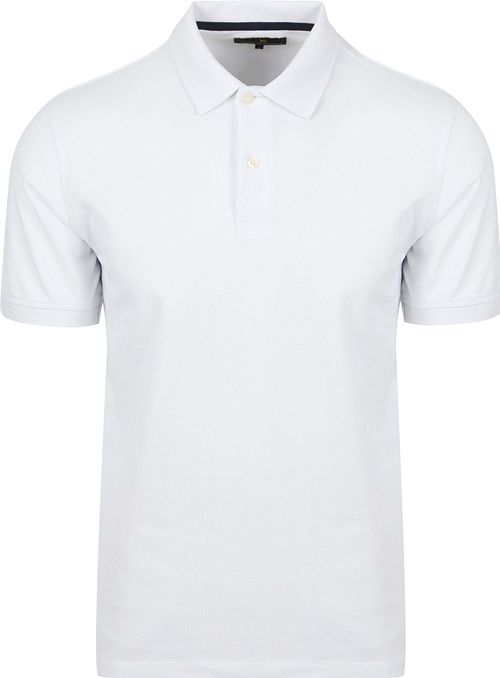 Steppin' Out Polo piqué clásico blanco Product