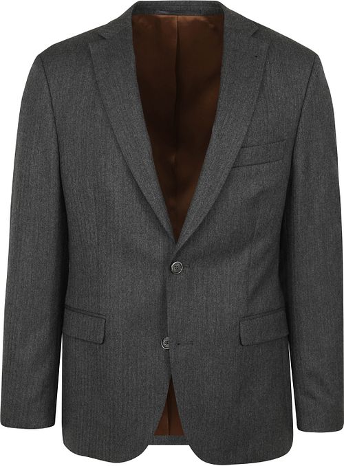 Suitable Prestige Kavaj Ull Herringbone Grå Product