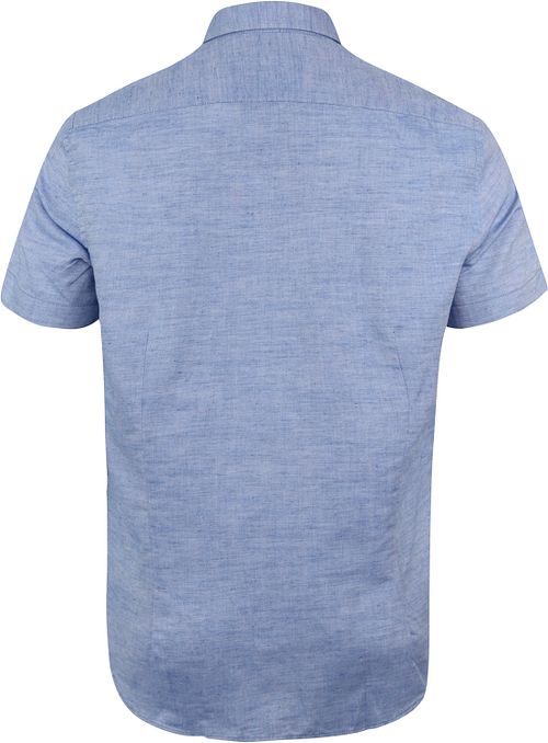 Suitable korte mouwen overhemd Blauw Product / Achterkant