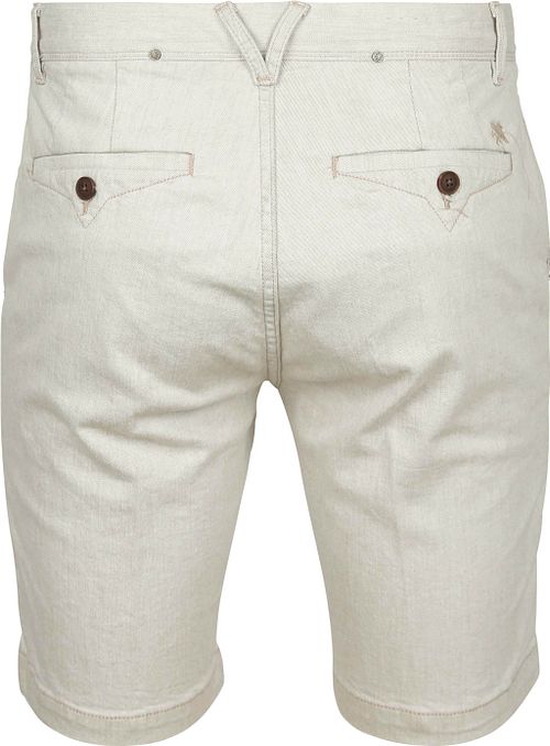 Vanguard V9 Chino Shorts i Ecru Product / Achterkant