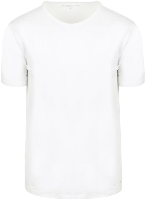 T-Shirt Tommy Hilfiger girocollo 3-Pack bianco Model / Voorkant