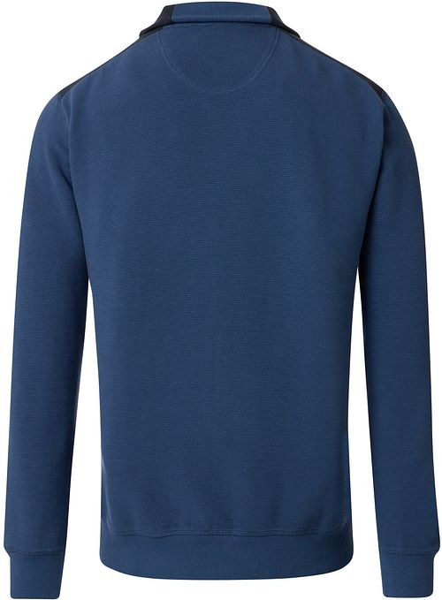 Casa Moda vest med lynlås i mørkeblå Product / Achterkant