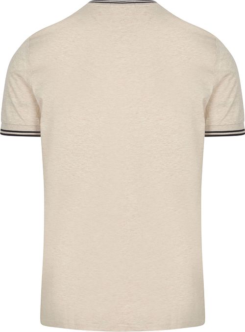 Fred Perry T-shirt M1588 Greige W50 Product / Achterkant
