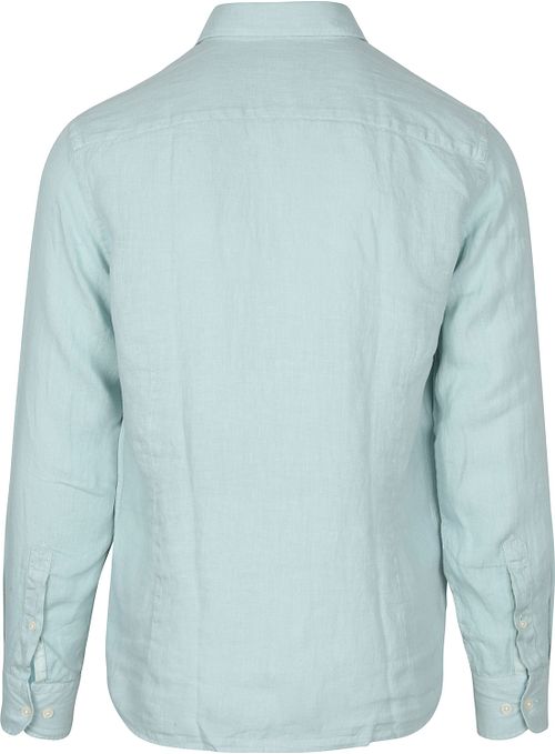 Hackett Garmentfärgad Skjorta Grön Product / Achterkant