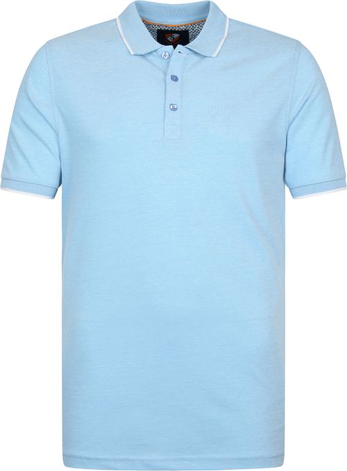 Passerende Oxford-polo in lyseblå Product