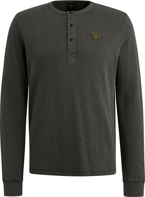 PME Legend Longsleeve T-Shirt Buttons Beluga Product