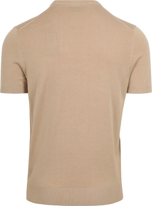 T-Shirt de punto Suitable beige Product / Achterkant