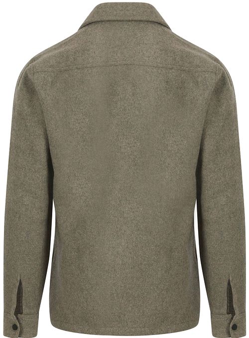 Suitable Foretter Wool Blend Oliven Grøn Product / Achterkant