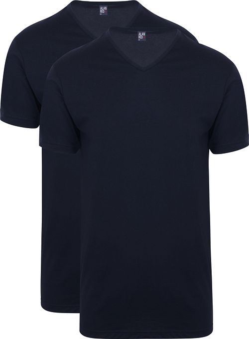 Alan Red Vermont Extra Lange T-Shirts Navy (2Pack) Product