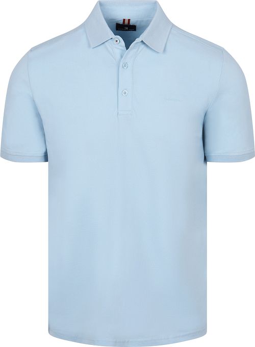 Koszulka polo piqué State of Art w kolorze błękitnym Product
