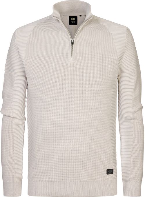 Petrol Half Zip Pullover Ljusbeige Product