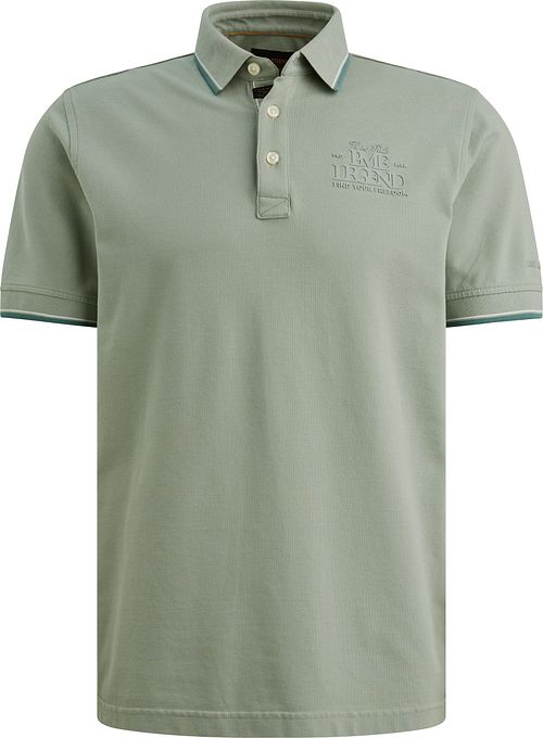 PME Legend Piqué Polo Shirt Iceberg Green