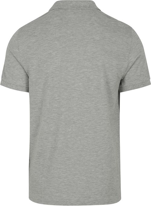 Polo piqué Gant Shield grigia Product / Achterkant