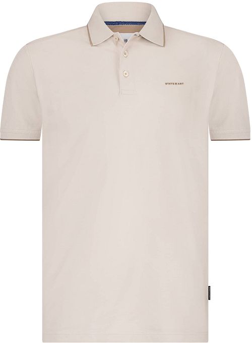 State of Art Polo-shirt Piqué Greige Product