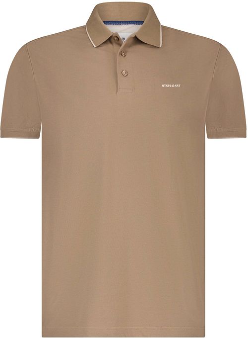 State of Art Poloshirt Piqué Braun Product