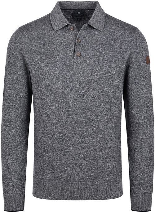 State of Art Pullover Polokraag Navy Product