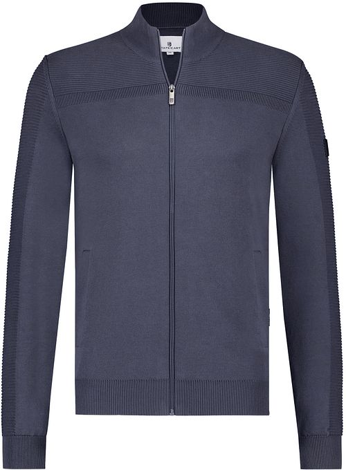 State Of Art Strickjacke Zip Navy Product