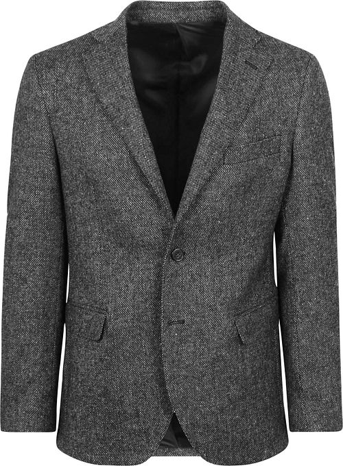Suitable blazer Birds Eye in lana merino antracite Product