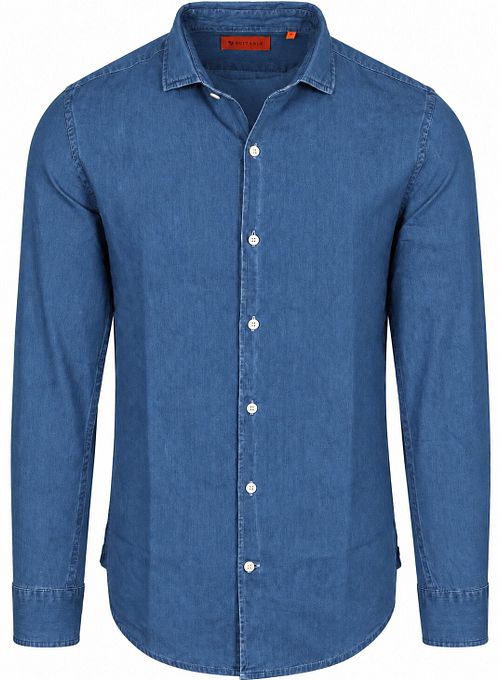 Suitable Camicia Denim Blu