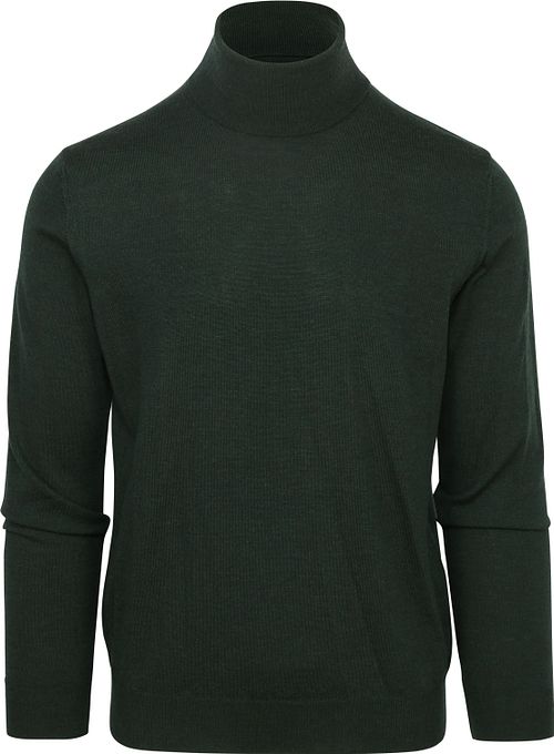 Suitable Merino Polotröja Mörkgrön Product