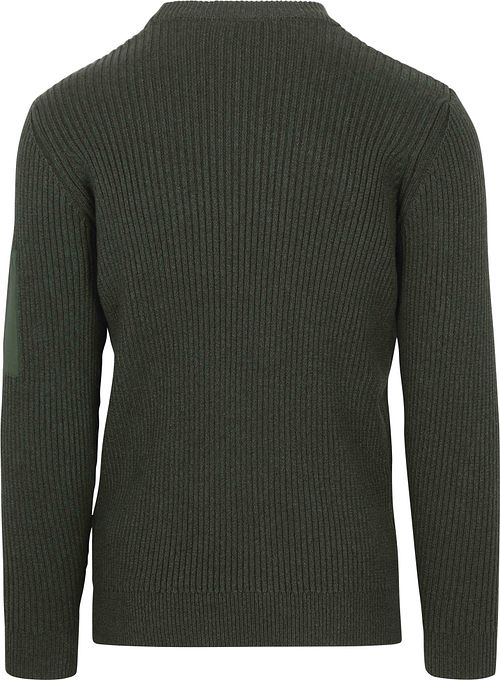Suitable Sweter Mou ciemnozielony Product / Achterkant
