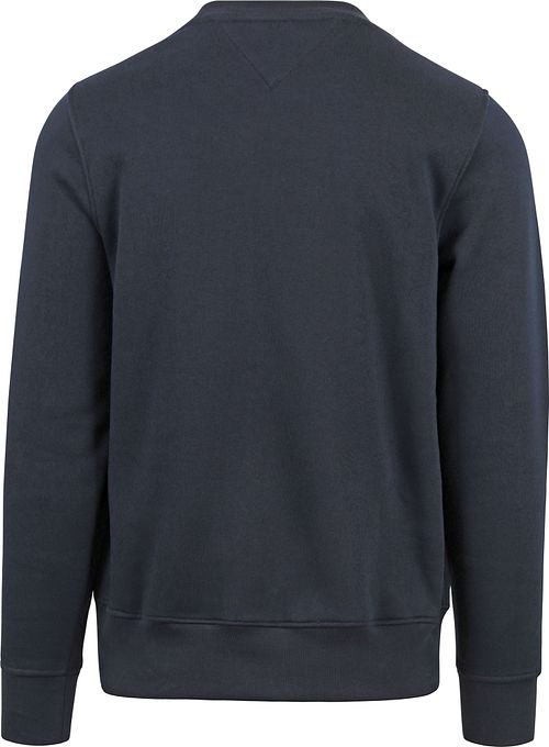 Tommy Hilfiger Trui Logo Navy Product / Achterkant