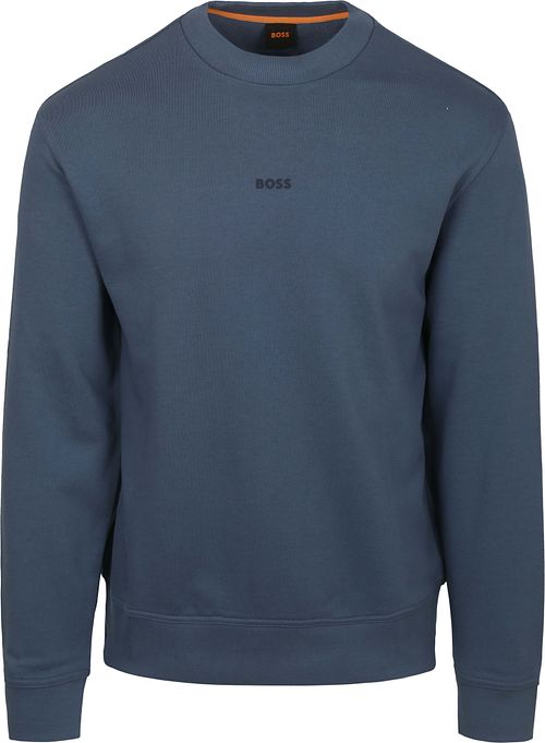 BOSS Pull Smallcrew Blue Product