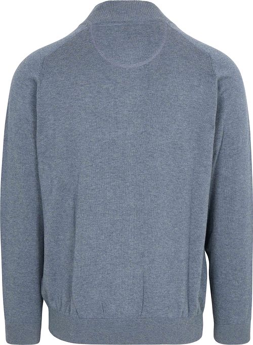 CASAMODA Strickjacke Zip Indigo
